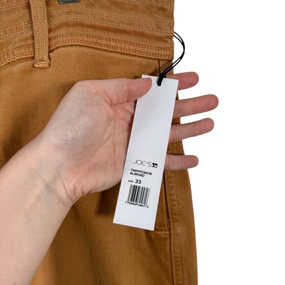 Joes Jeans Allana Wide Ankle Leg Pants Almond Brown High Rise NEW Womens Size 33 - Picture 4 of 8